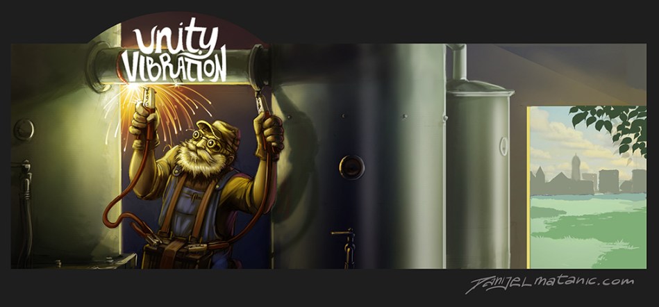 Brewguyver label design